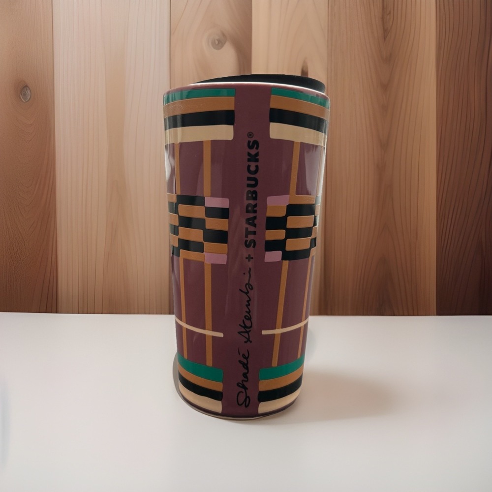 Starbucks NEW Shade Akanbi 2025 Ceramic Tumbler 12 Oz New No Tag‎ Coffee Tea